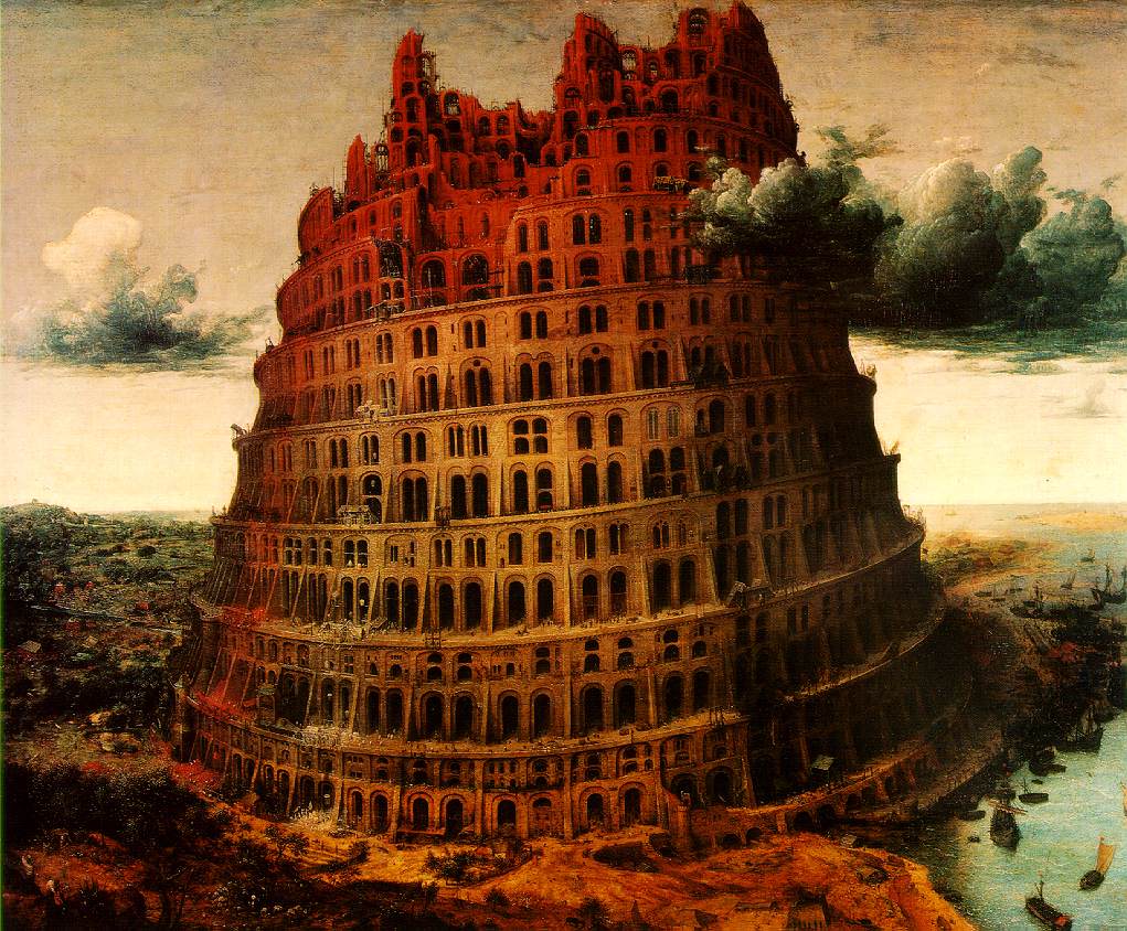 BRUEGEL, Pieter the Elder The  Little  Tower of Babel